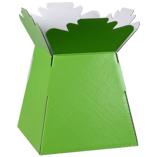 Picture of BOUQUET BOX GLOSSY LIME GREEN X 30pcs`